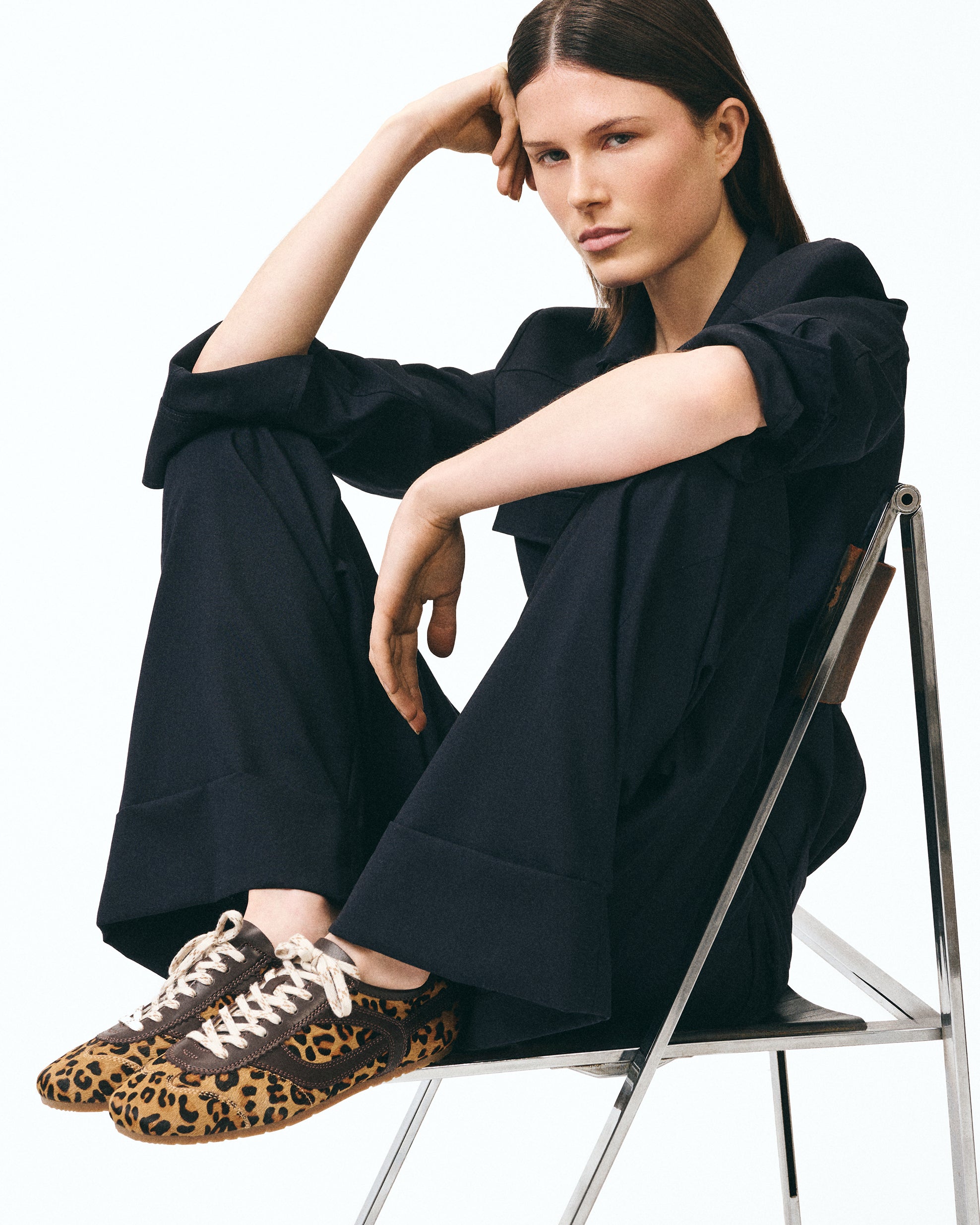 PAOLA LEO LEOPARD PRINT SNEAKERS