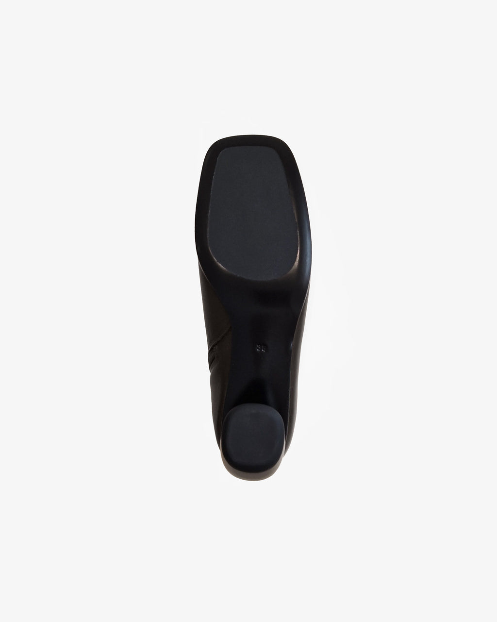 BOTTINES NOIRES A BOUT CARRE ET TALON BAS TADAO BLACK