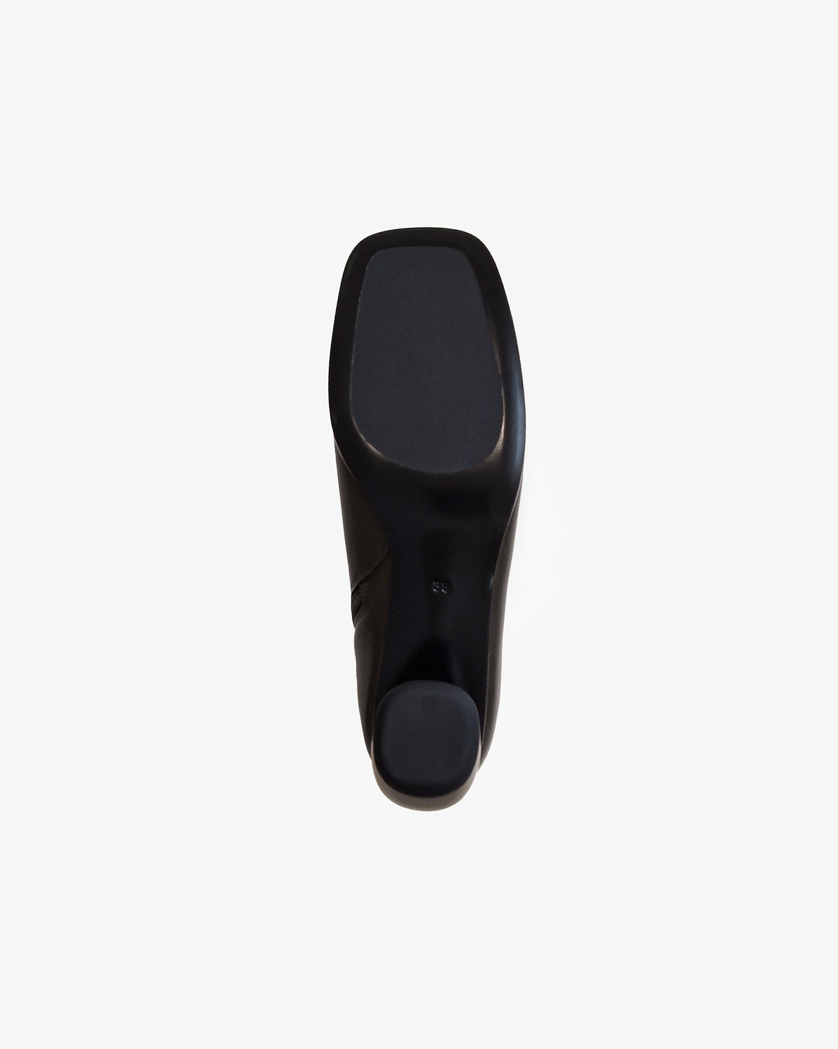 BOTTINES NOIRES A BOUT CARRE ET TALON BAS TADAO BLACK