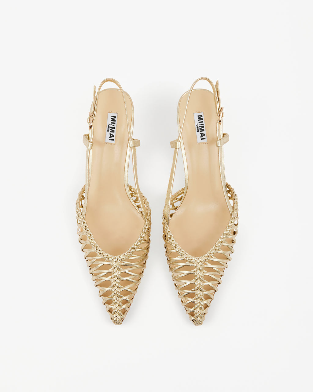 Renzo Black pointed-toe pump with ankle strap and small spool heel