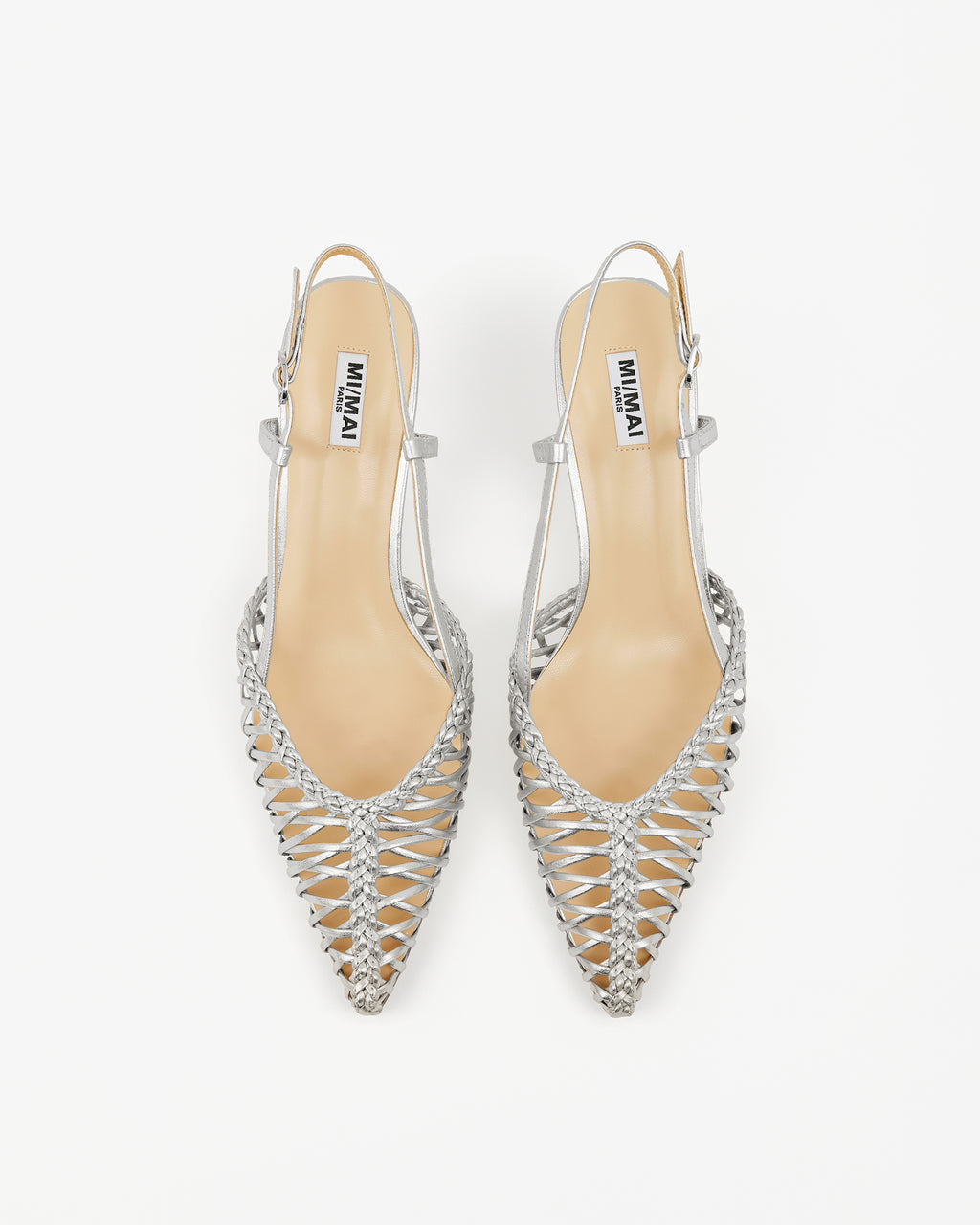 Renzo Black pointed-toe pump with ankle strap and small spool heel