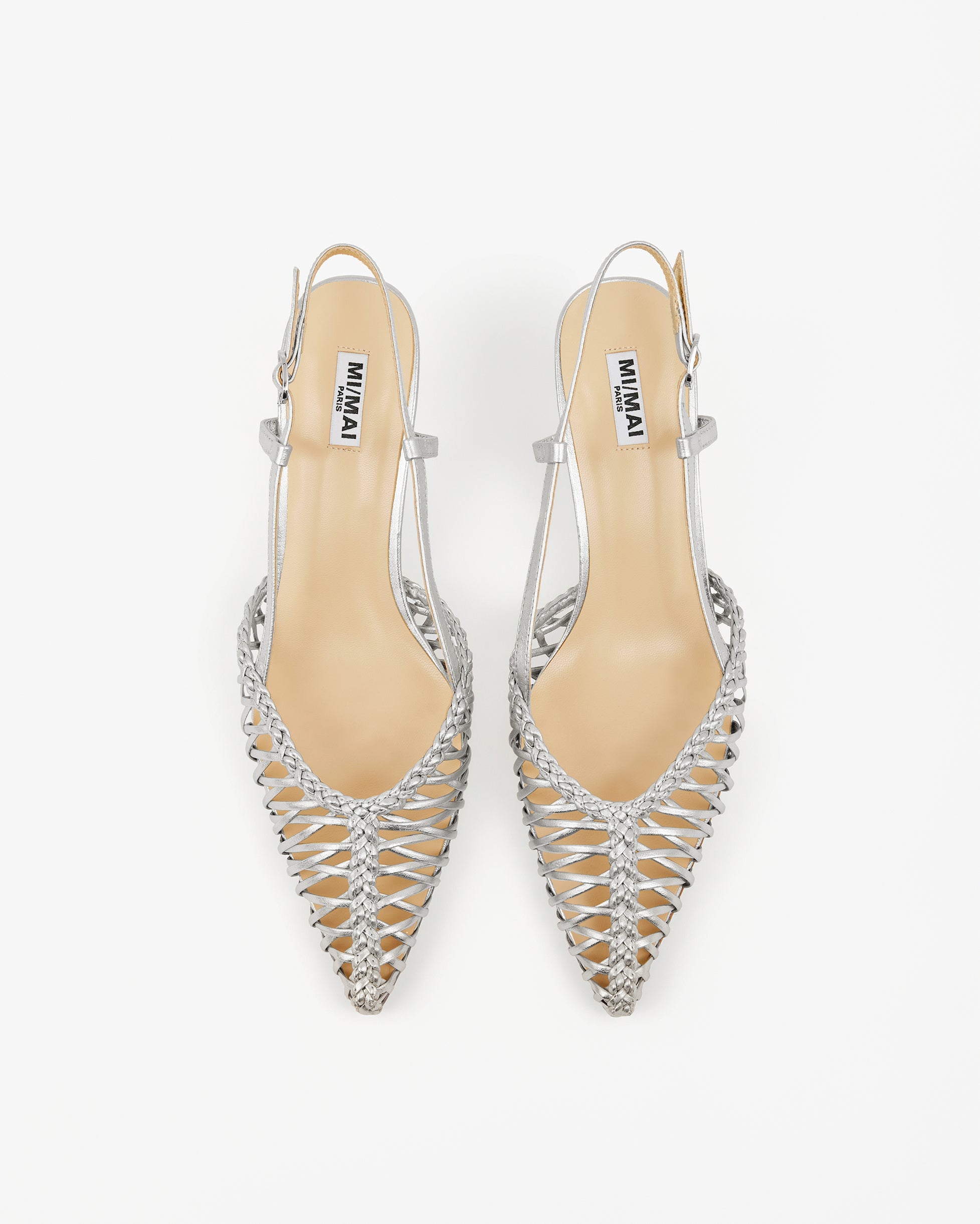 Renzo Black pointed-toe pump with ankle strap and small spool heel