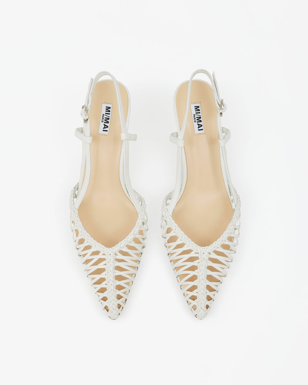 Renzo Black pointed-toe pump with ankle strap and small spool heel