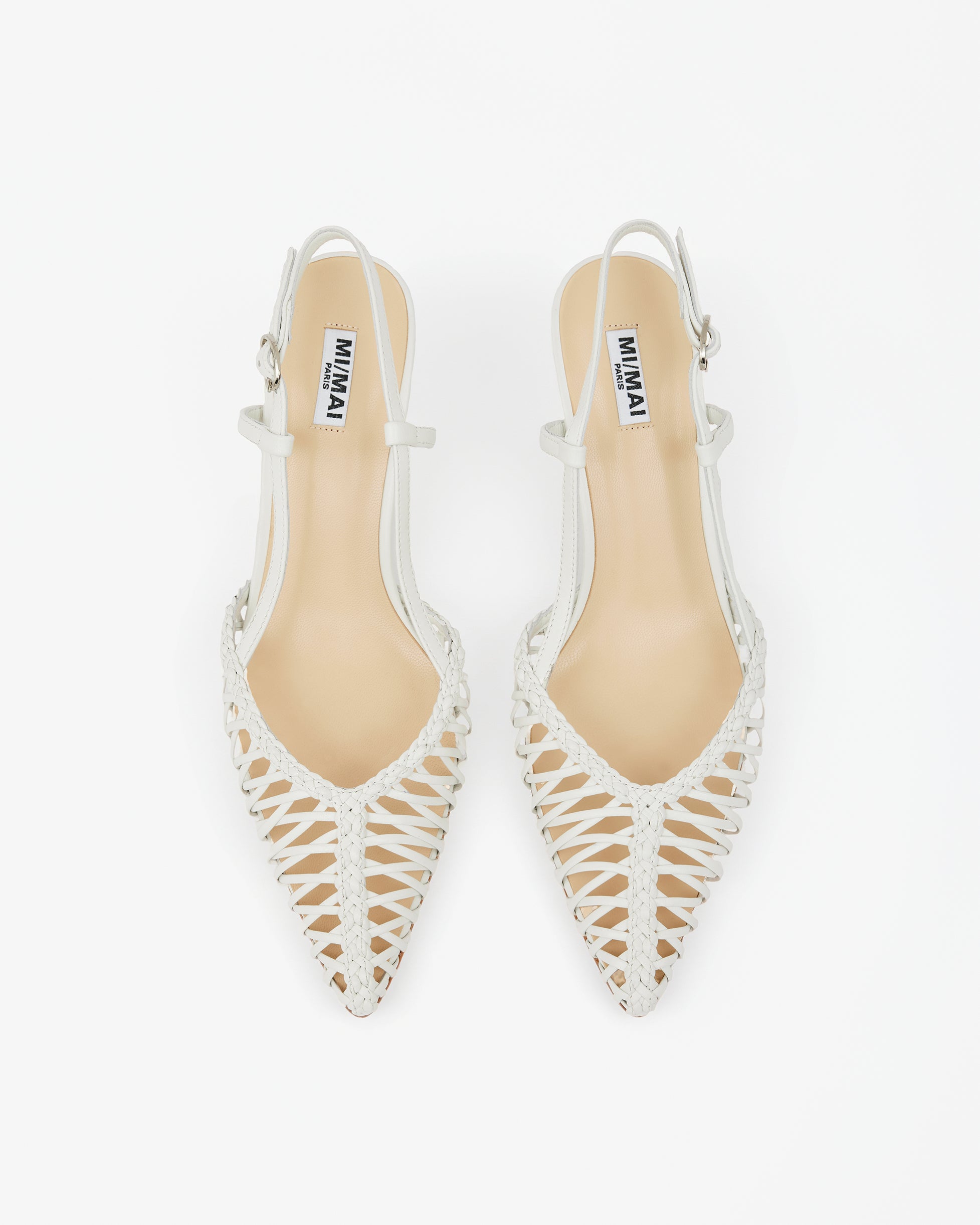 Renzo Black pointed-toe pump with ankle strap and small spool heel