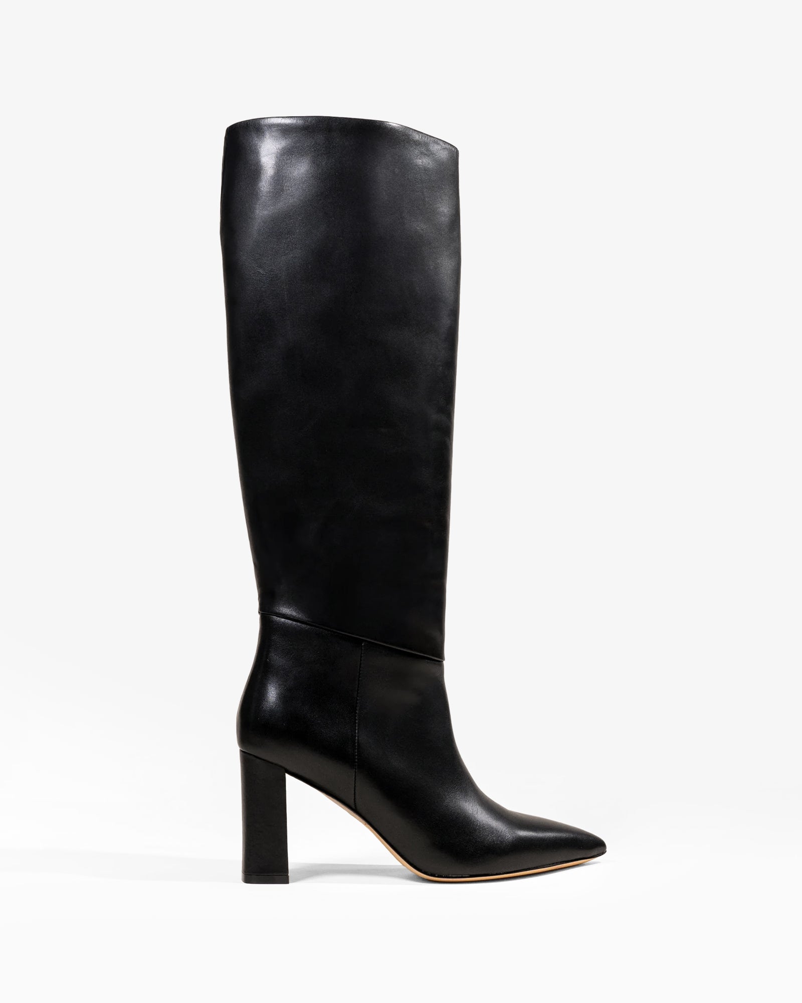 BOTTES NOIRES A TALON LARGE TRACEY BLACK