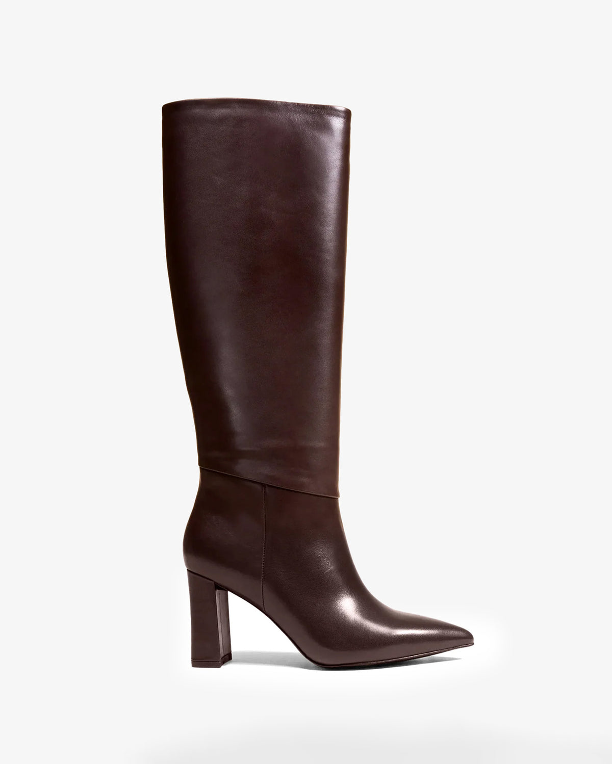 TRACEY BLACK BOOTS WITH A WIDE HEEL