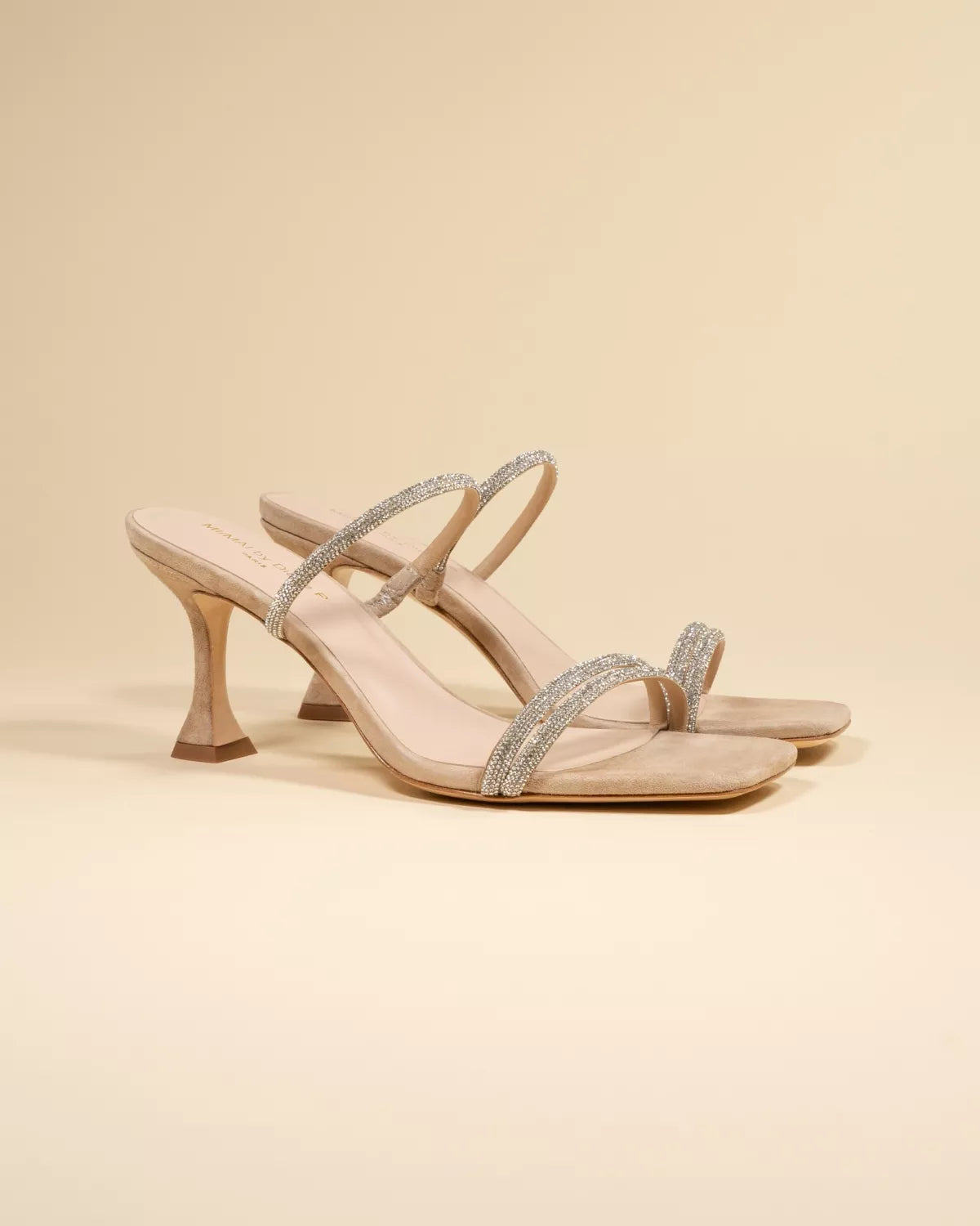 Sandales à talons hauts Tokyo white by Diane Perreau Sandales Tokyo Silver by Diane Perreau Tokyo Nude by Diane Perreau