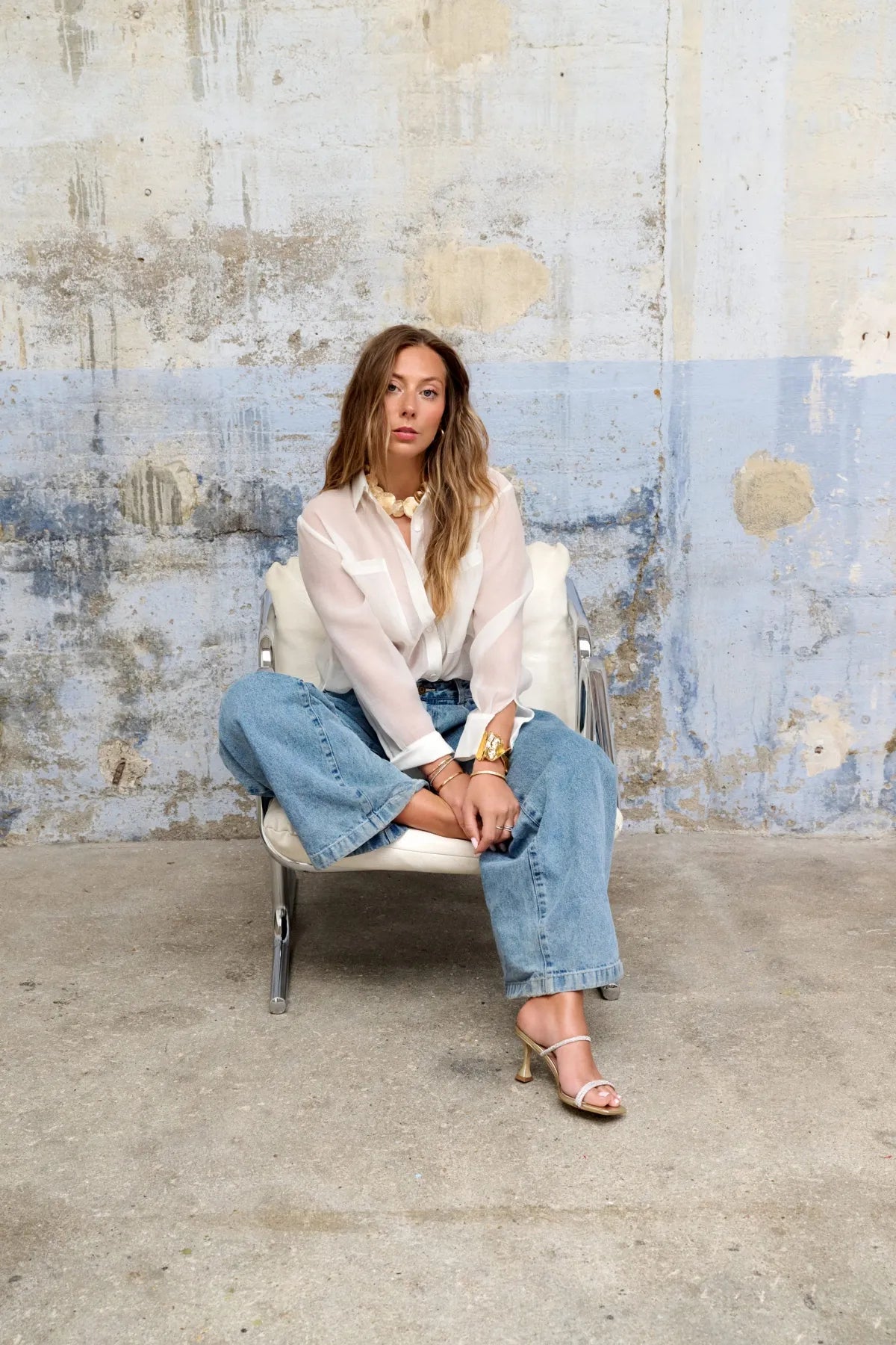 Sandales à talons hauts Tokyo Gold by Diane Perreau