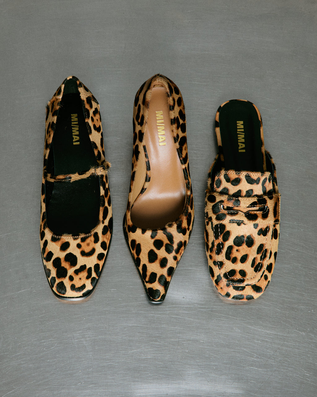 Ballerine à bride façon babies à imprimé léopard Caruso Leo