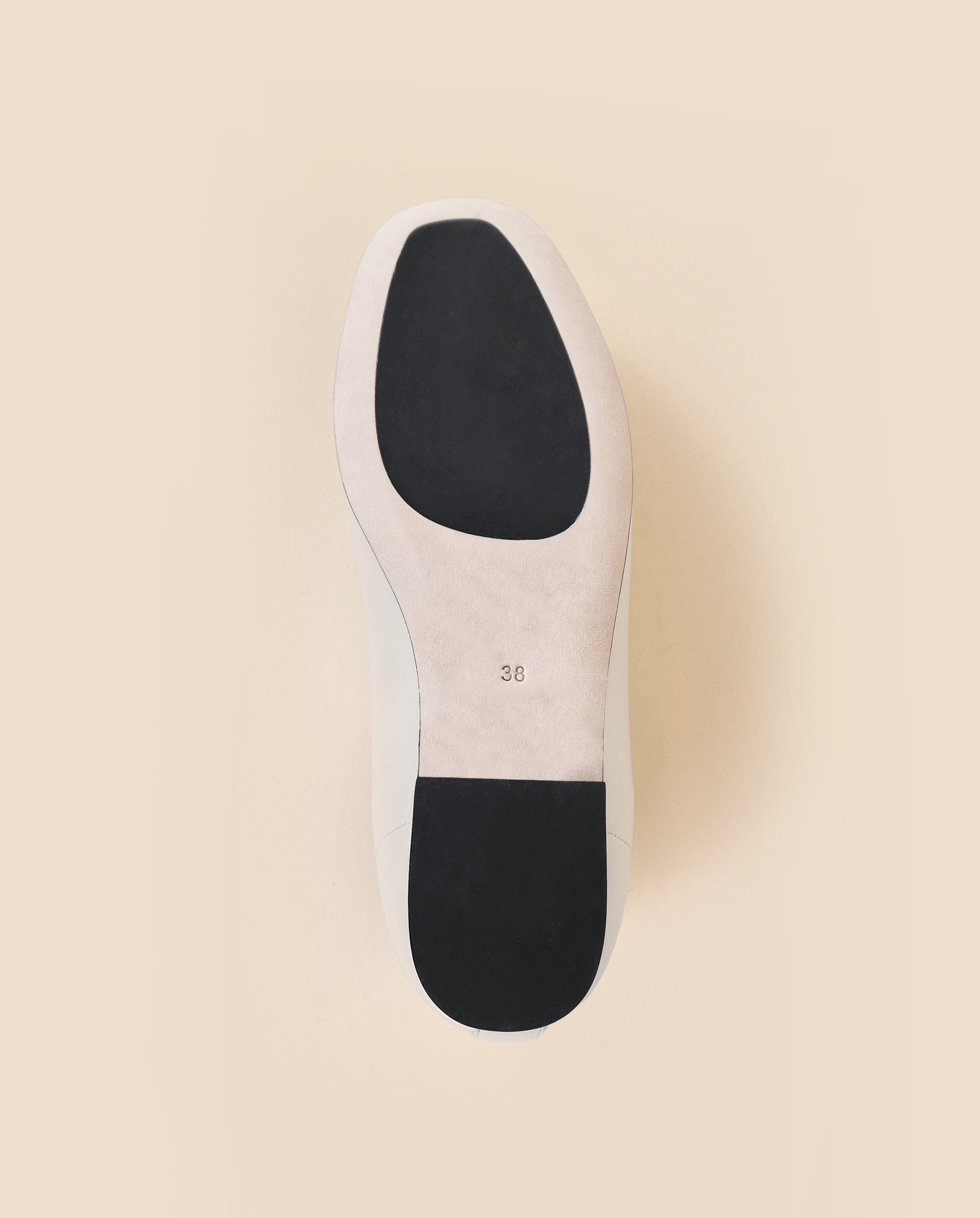 Derby slip-on plate en cuir blanc souple Serge Off-White